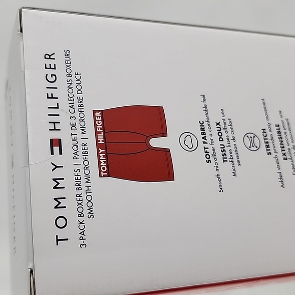 Tommy Hilfiger Men's 3 Pack Boxer Briefs StatementFlex Smooth Microfiber Size L - Picture 6 of 9